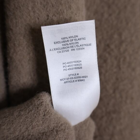 WILFRED FREE Hush Knit V Neck Sweater Shitake Chenille Plush Oversized Women's S - Picture 10 of 10